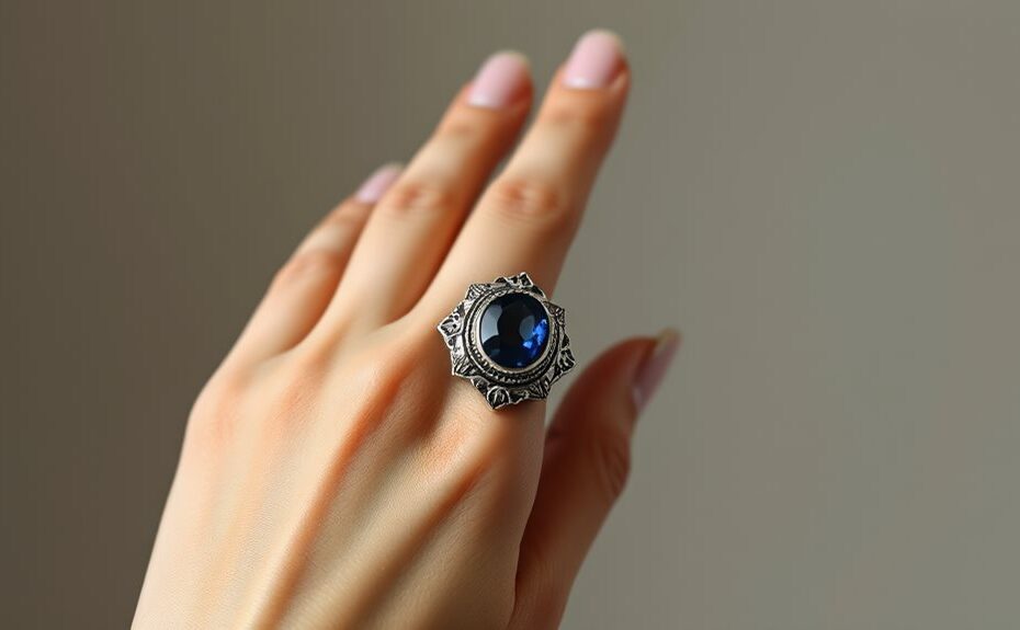 engagement ring finger guide