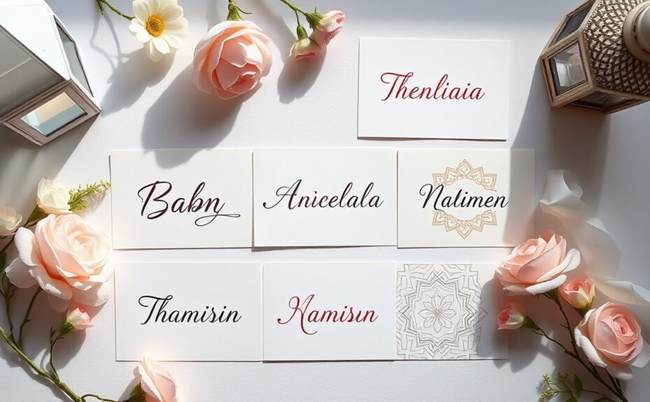 modern traditional islamic female names