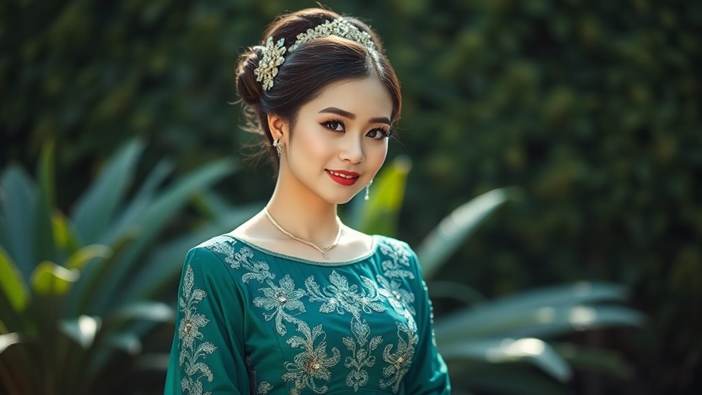 pakaian pertunangan tradisional gaya