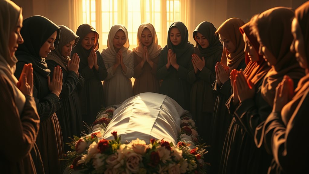 langkah-langkah doa pengebumian wanita